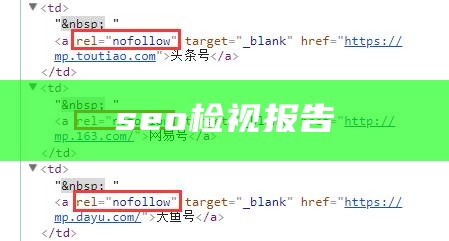 seo检视报告