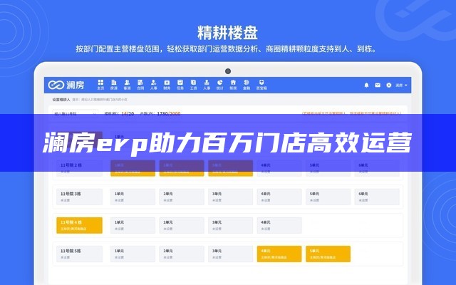 澜房erp助力百万门店高效运营