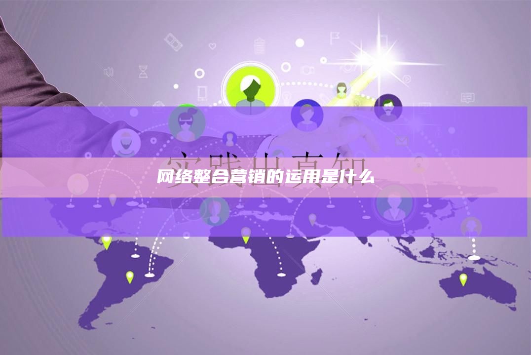 网络整合营销的运用是什么