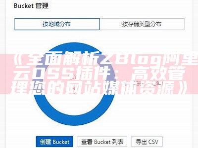 完整解析ZBlog阿里云OSS插件：高效管理您的网站媒体资源