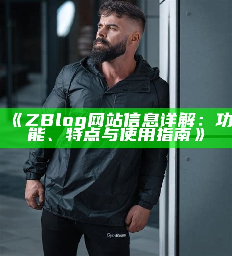 Zblog网站信息详解：功能、特点与使用指南