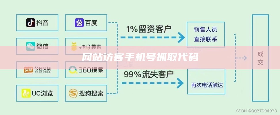 网站访客手机号抓取代码