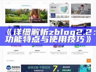 ZBlog网站信息大全：平台介绍、功能与使用指南