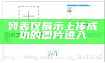 列表仅展示上传成功的图片进入