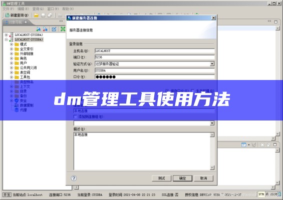 dm管理工具使用方法