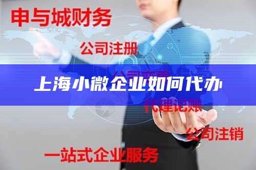 上海小微企业如何代办