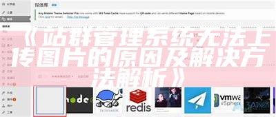 站群管理系统无法上传图片的背景及解决方法解析