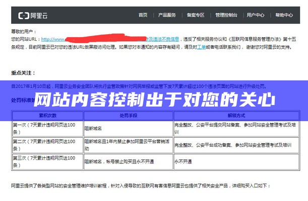 网站内容控制出于对您的关心