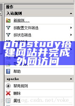 phpstudy搭建网站并完成外网访问