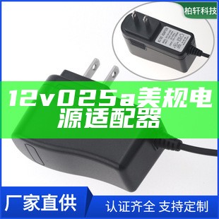 12v025a美规电源适配器