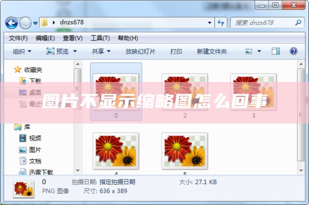 图片不显示缩略图怎么回事