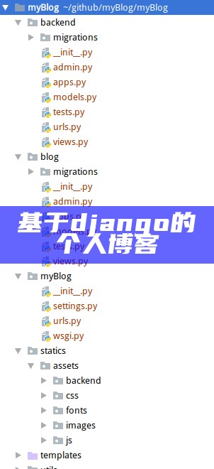 基于django的个人博客