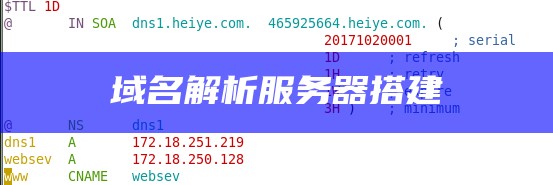 域名解析服务器搭建