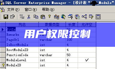 用户权限控制