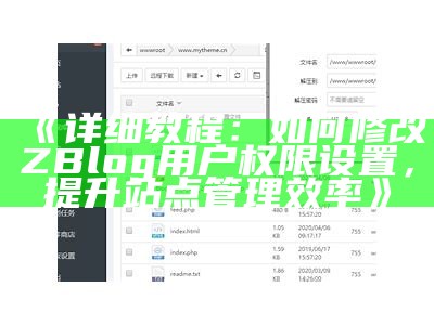 详细教程：如何使用ZBlog搭建淘宝客网站的视频指南