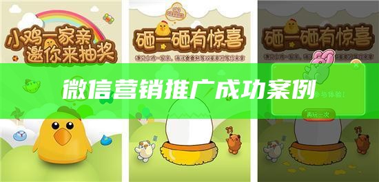 微信营销推广成功案例