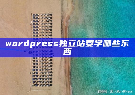 wordpress独立站要学哪些东西