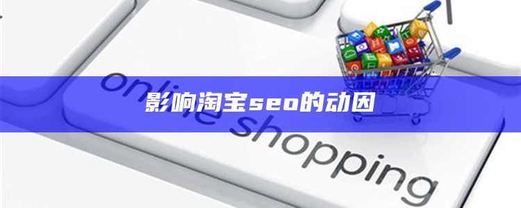 影响淘宝seo的动因