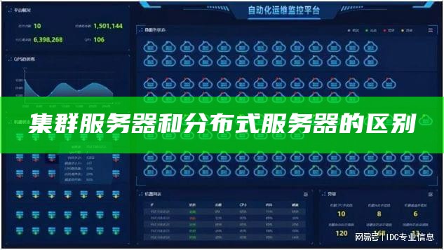 集群服务器和分布式服务器的区别