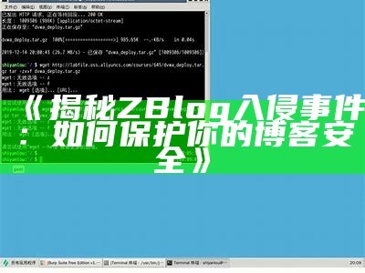 揭秘ZBlog入侵事件：如何保护你的博客安全