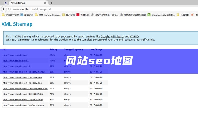 网站seo地图