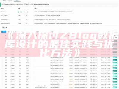 如何有效重建ZBlog文章，提高网站内容质量和搜索引擎收录率