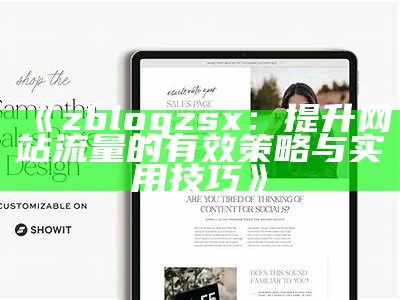 zblogzsx：提升网站流量的有效策略与实用技巧