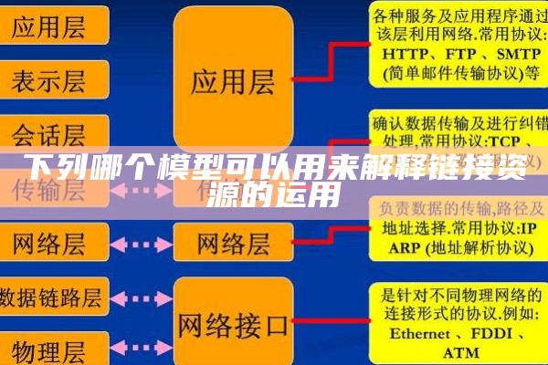 下列哪个模型可以用来解释链接资源的运用