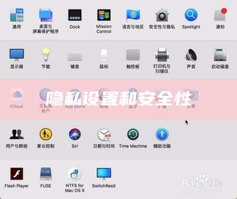 隐私设置和安全性
