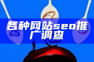 各种网站seo推广调查