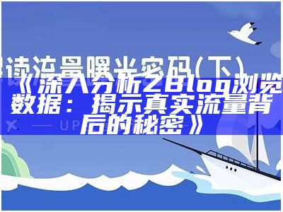 深入调查ZBlog浏览信息：揭示真实流量背后的秘密