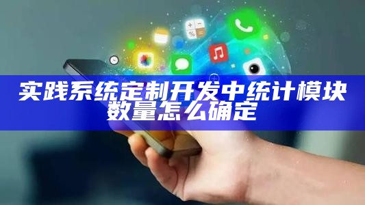 实践系统定制开发中统计模块数量怎么确定