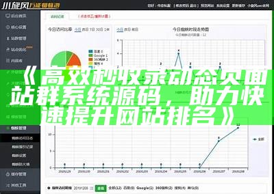 高效秒收录动态页面站群系统源码，助力快速提升网站排名