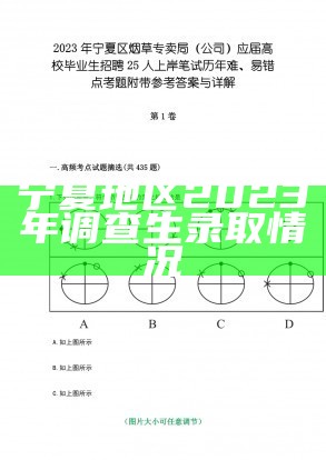 宁夏地区2023年调查生录取情况