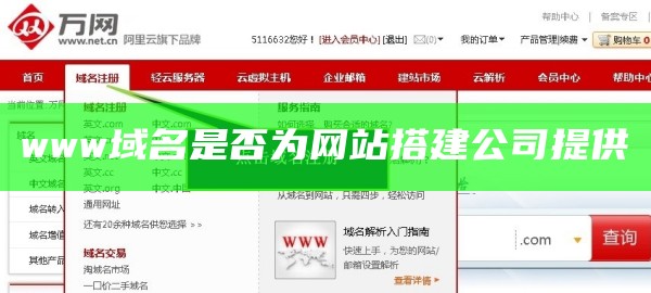 www域名是否为网站搭建公司提供