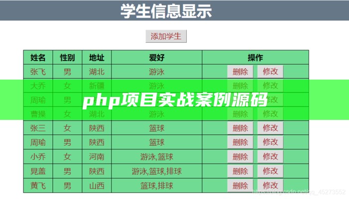 php项目实战案例源码