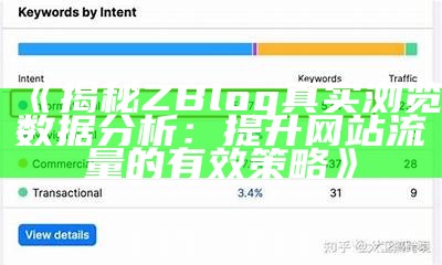 揭秘ZBlog真实浏览信息检视：提升网站流量的有效策略