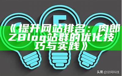 提升网站排名：肉郎ZBlog站群的优化技巧与实践