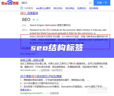 seo结构标签