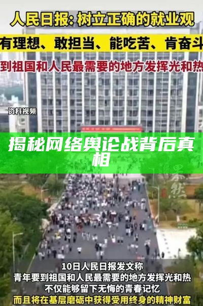 揭秘网络舆论战背后真相