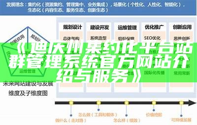 迪庆州集约化平台站群管理系统官方网站介绍与服务