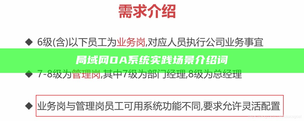 局域网OA系统实践场景介绍词