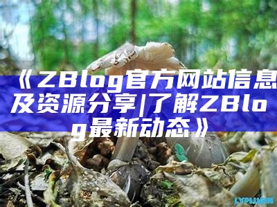 ZBlog官方网站信息及资源分享 | 了解ZBlog最新动态