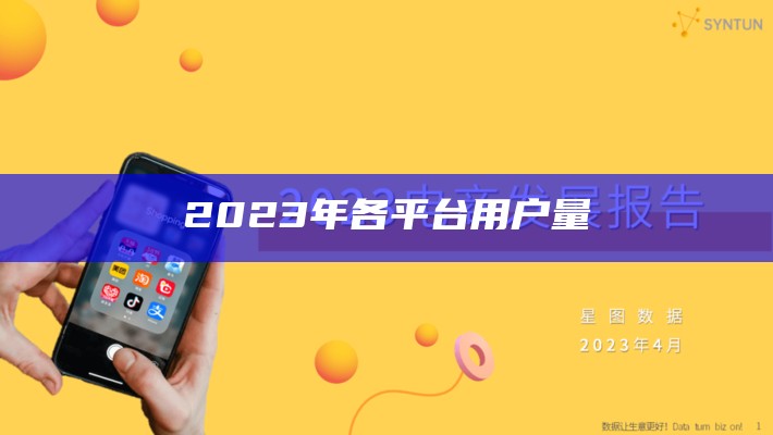 2023年各平台用户量