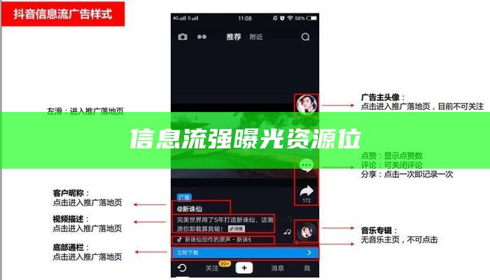 信息流强曝光资源位