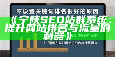 通什镇SEO站群系统：提升网站排名与流量的彻底处理方式方式