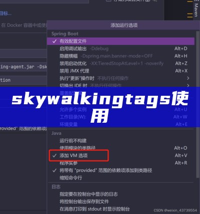 skywalking tags使用