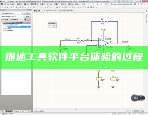 描述工具软件平台体验的过程