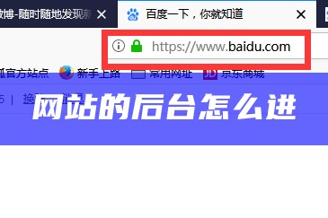 网站的后台怎么进