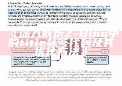 深入解析ZBlog中title标签的使用及优化技巧